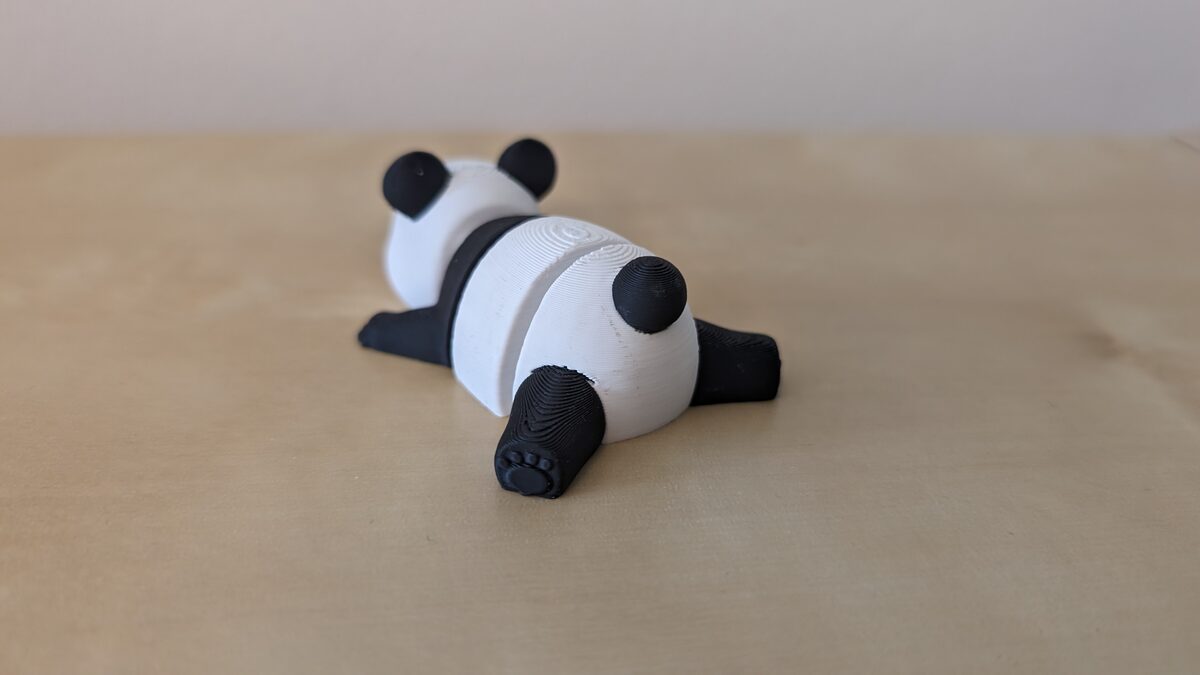 PANDA - ARTICULATED FIGURE KEYCHAIN - BACK